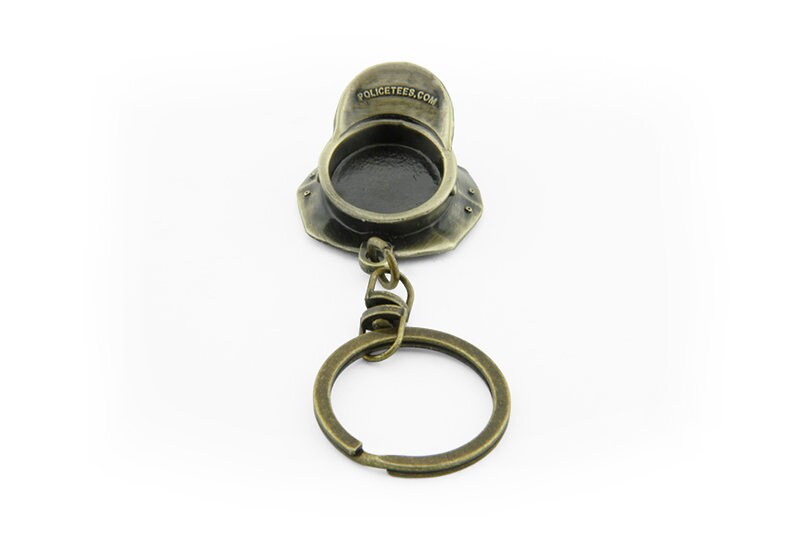 Remember 9/11 Police 3D Die Cast Hat Key Chain Never Forget Limited Edition