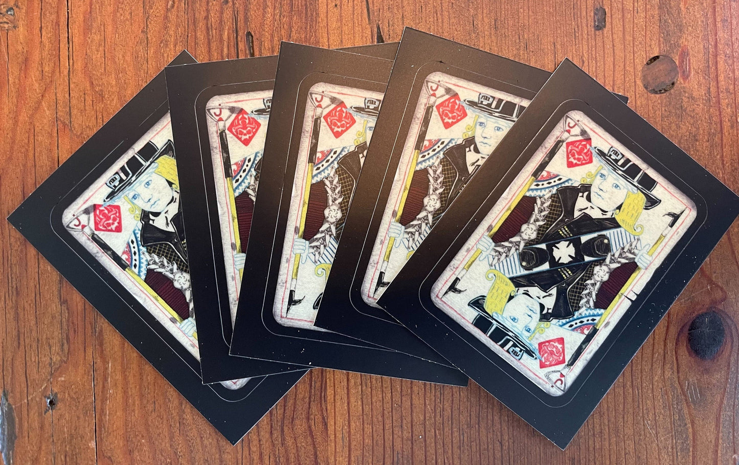 5 Pack | Black Helmet " The Jack" Firefighter Decals "Jack of All Trades Firefighters"