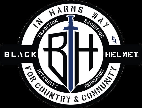 2 Pack: Thin Blue Line In Harms Way Tradition, Sacrifice, Integrity and Dedication for Country and Community 5.35″ × 4″
