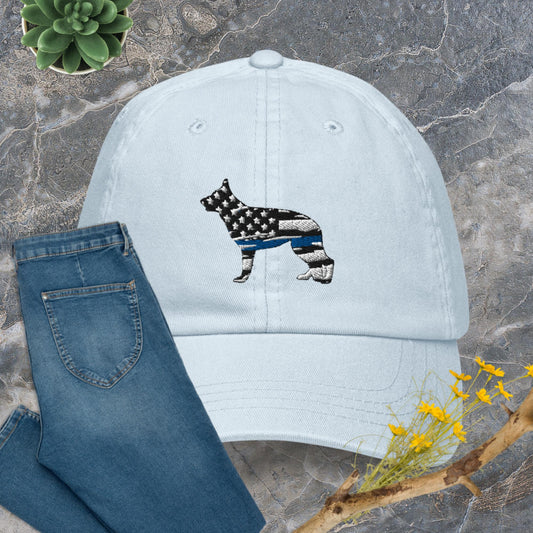 K9 Thin Blue Line Flag Women's Pastel Colors Hat