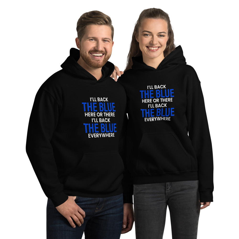 Back The Blue Everywhere Gildan Hoodie