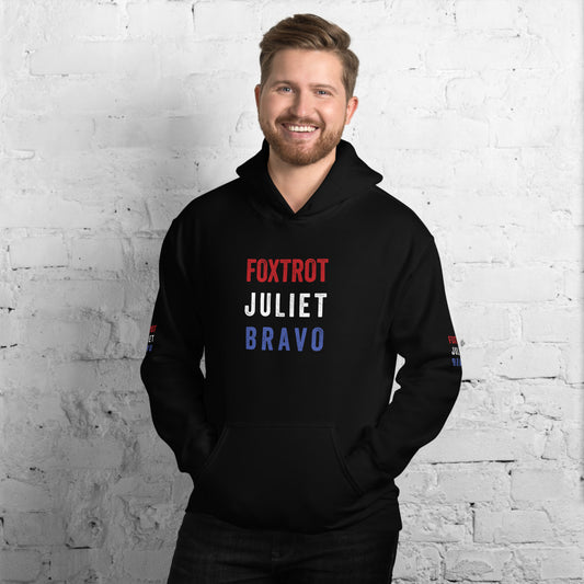Foxtrot Juliet Bravo Gildan Hooded Sweatshirt