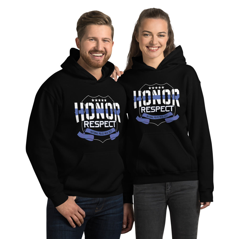 Honor And Respect National Police Week 2022 Gildan Unisex Hoodie