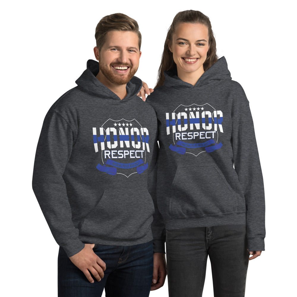 Honor And Respect National Police Week 2022 Gildan Unisex Hoodie