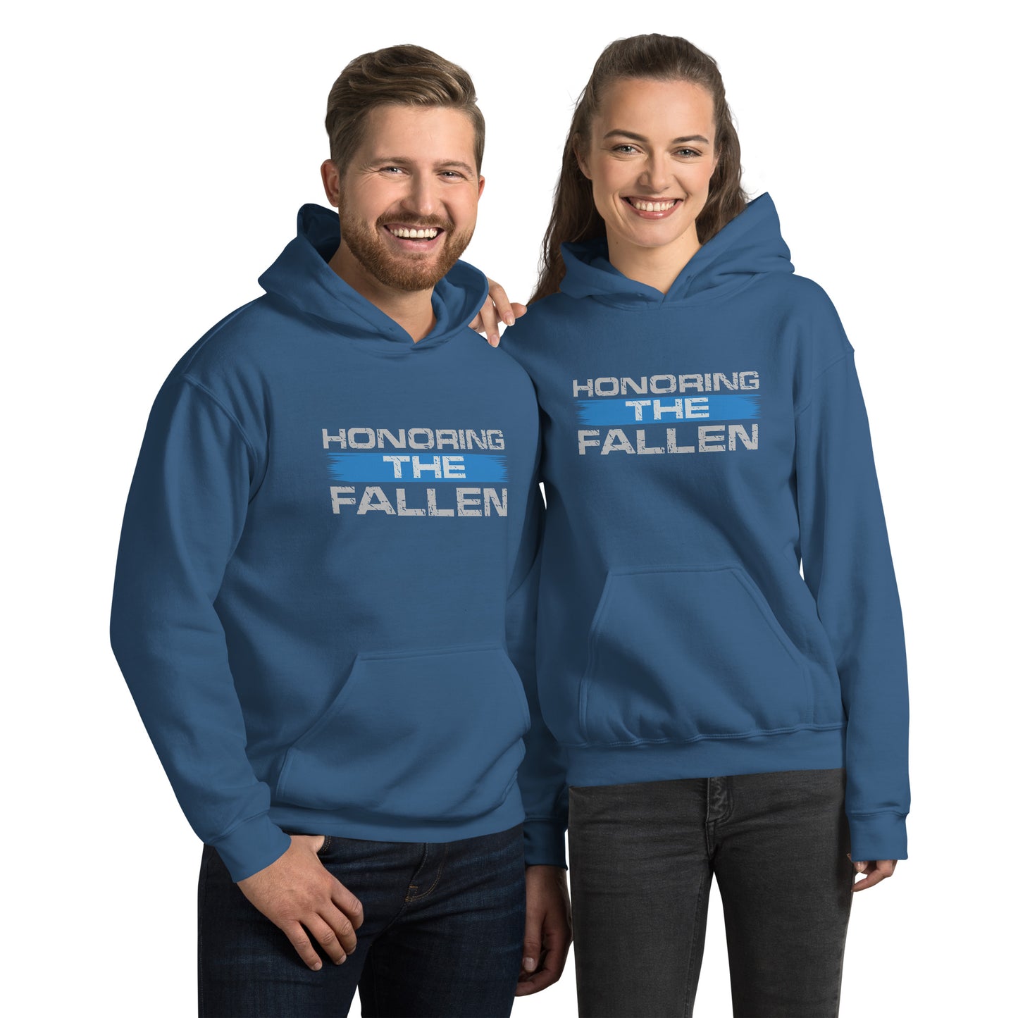 Honoring the Fallen Thin Blue Line Gildan Hoodie