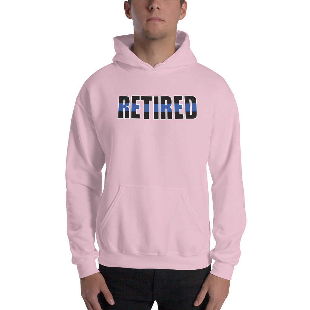RETIRED Thin Blue Line Gildan Hooded Sweatshirt