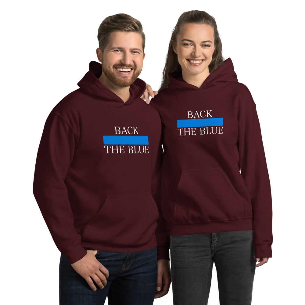 Back The Blue Thin Blue Line Hoodie