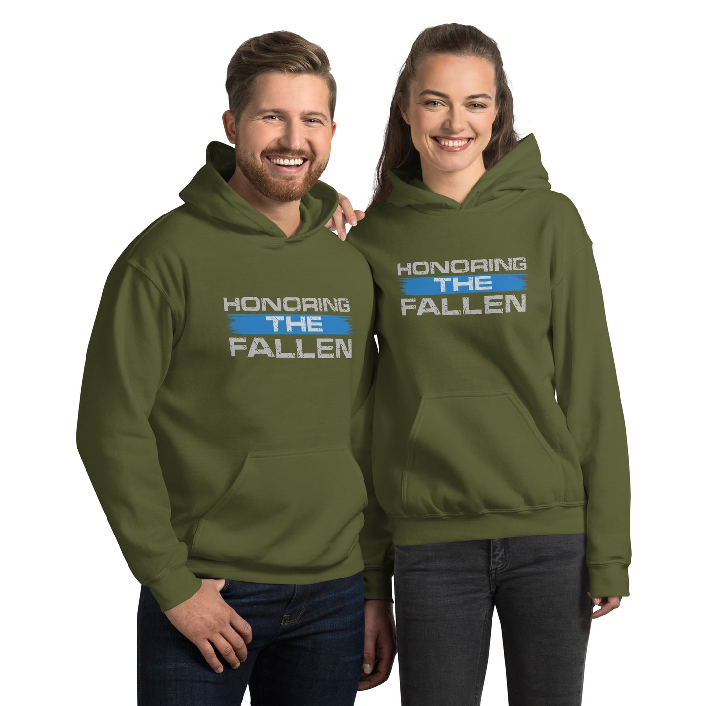 Honoring the Fallen Thin Blue Line Gildan Hoodie