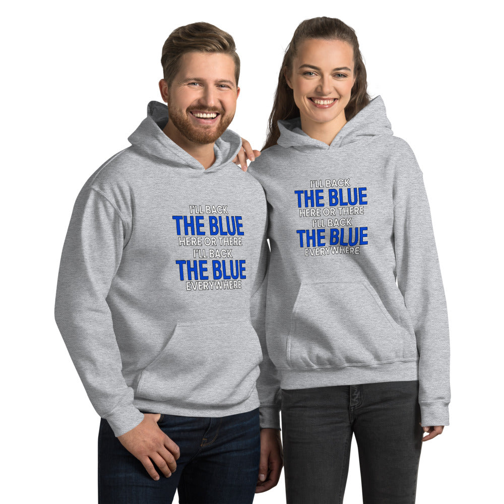 Back The Blue Everywhere Gildan Hoodie