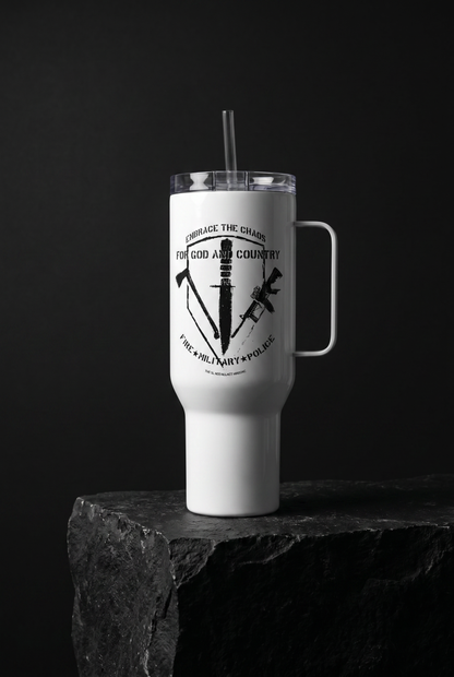 Embrace the Chaos 40oz Stainless Steel Travel Mug