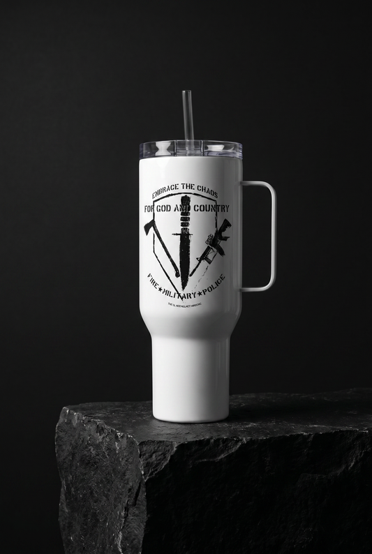 Embrace the Chaos 40oz Stainless Steel Travel Mug