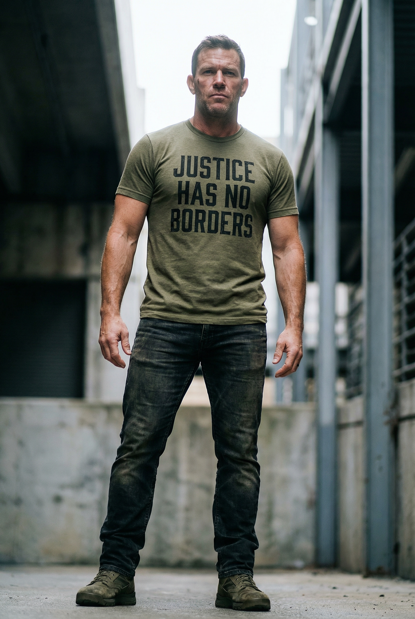 Proven Standard: Justice Has No Borders Premium Tee