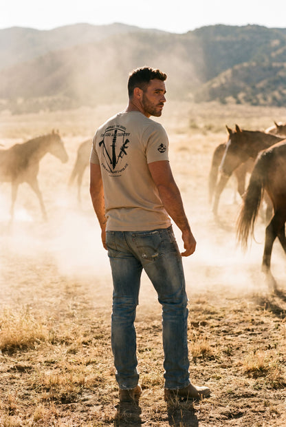 The Embrace the Chaos Fire/Military/Police Premium Tee