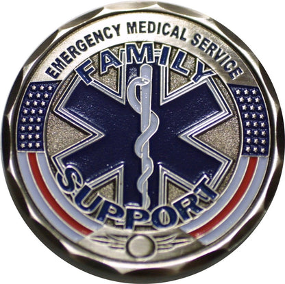 Family Support EMS Prayer Challenge Coin SKU: C131-0001