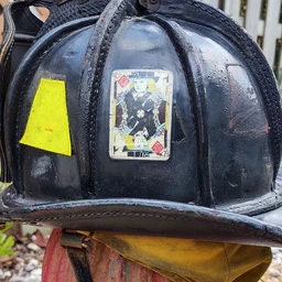 5 Pack | Black Helmet " The Jack" Firefighter Decals  "Jack of All Trades Firefighters"