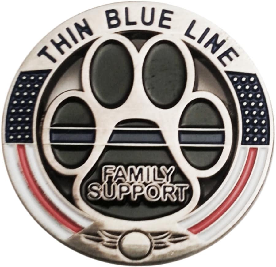 Thin Blue Line Family Support K9 Pin SKU: PI260