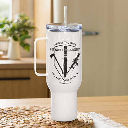 Embrace the Chaos 40oz Stainless Steel Travel Mug