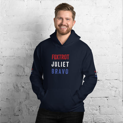 Foxtrot Juliet Bravo Gildan Hooded Sweatshirt