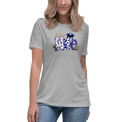 Police Wife Premium Bella Canvas Women's Relaxed T-Shirt